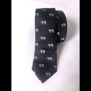 French Connection Black Pattern Tie
